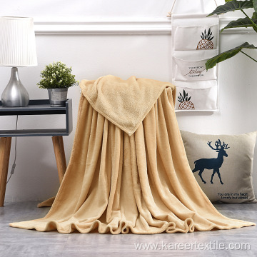 Exclusively for thick blanket Plain coral blanket bedding